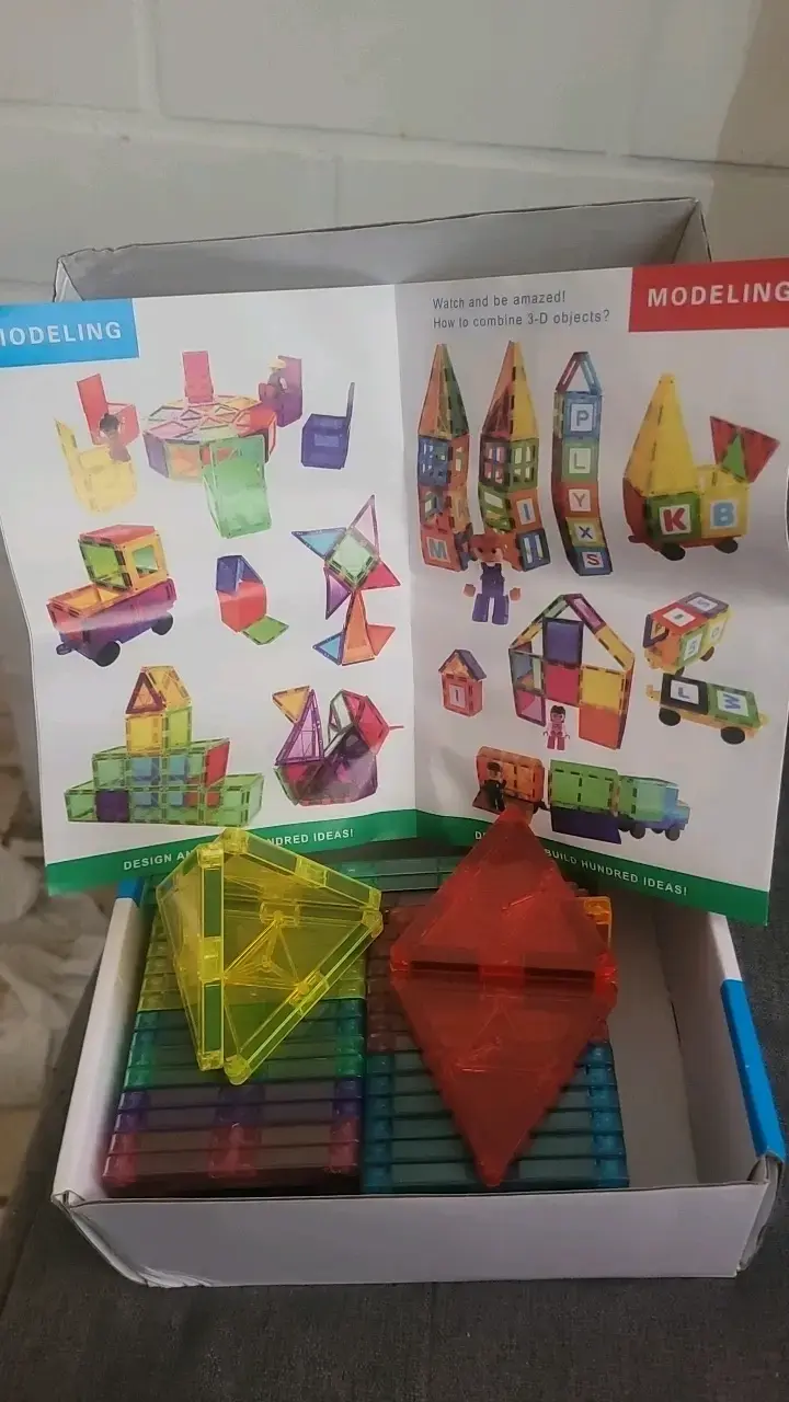 Set de Bloques Magnéticos para Niños 48 Piezas - 3