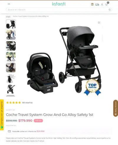 Coche Safety 1st Grow and Go 8 en 1 - miniatura 4