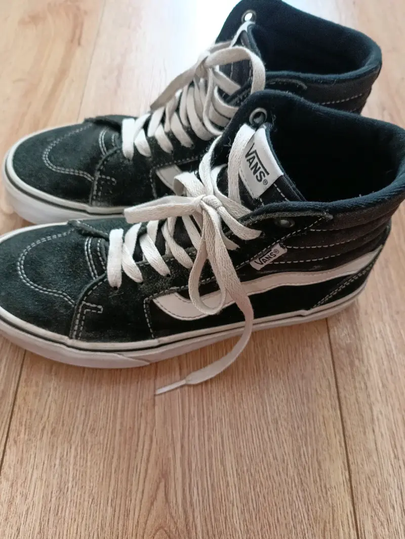 Zapatillas Vans negras de caña alta - 2