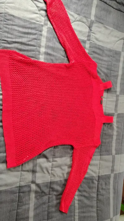 Suéter rojo tejido Bodyflirt para mujer - miniatura 1