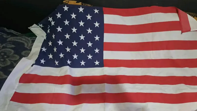 Bandera de Estados Unidos de tela