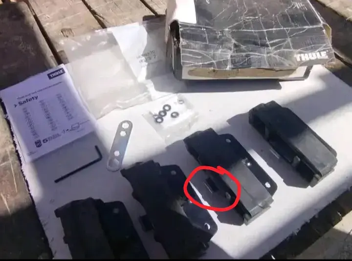 Kit de montaje para barras de techo Thule - 2