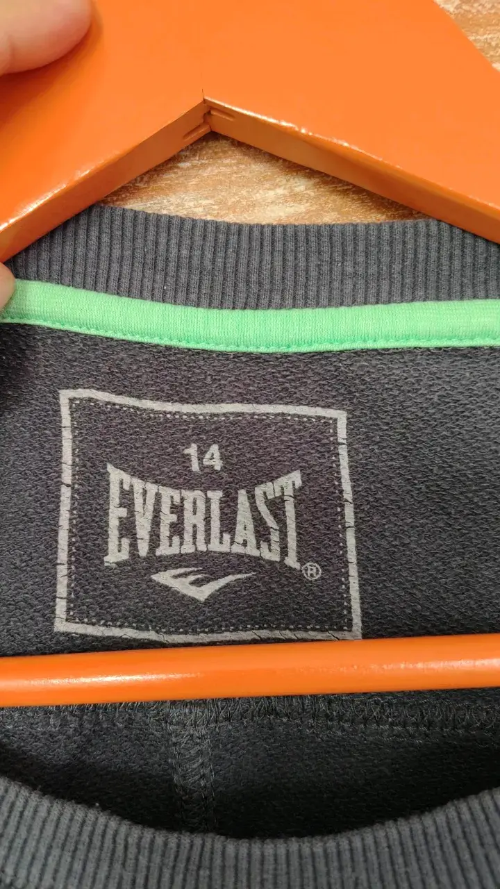 Polerón Everlast gris con diseño frontal - 2