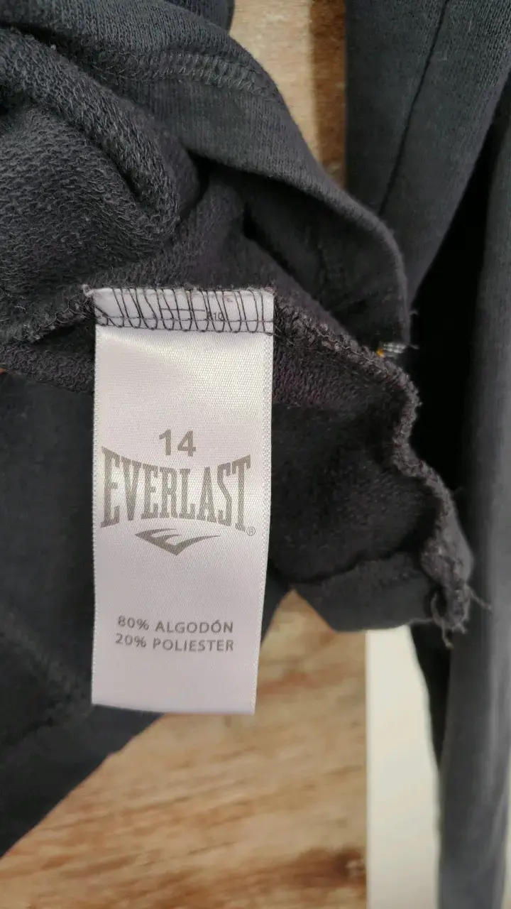 Polerón Everlast gris con diseño frontal - 3