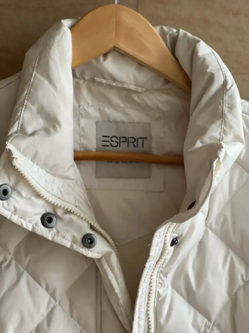 Parka acolchada blanca Esprit para mujer - 3