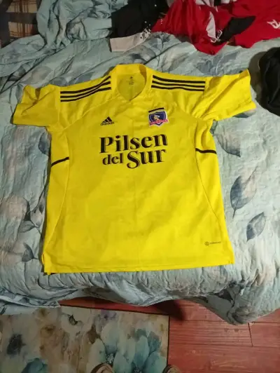 Camiseta de fútbol Adidas Colo-Colo amarilla - miniatura 1