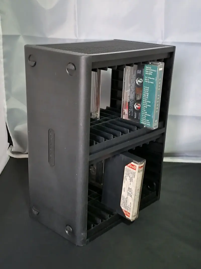 Organizador de Cassettes Negro para Colección - 3