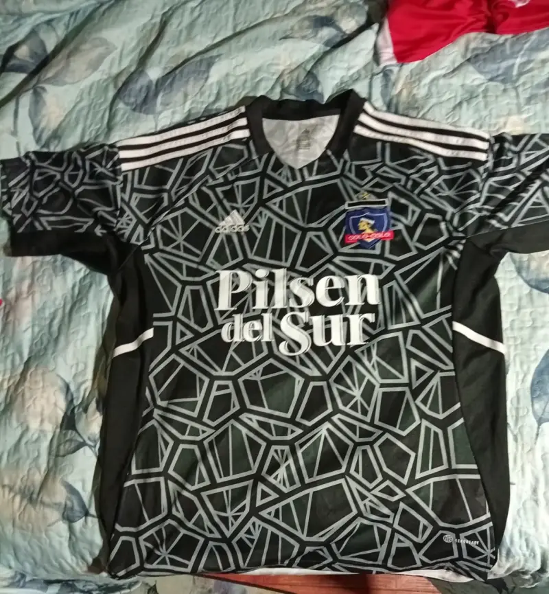 Camiseta de fútbol Colo-Colo negra Adidas