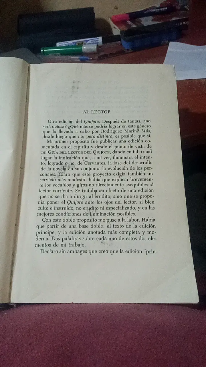 Libro Don Quijote de la Mancha edición antigua - 5