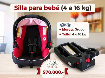 Silla para bebé Graco con base desmontable - miniatura 1