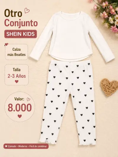 Conjunto de ropa para niños Shein Kids 2-3 años - miniatura 1