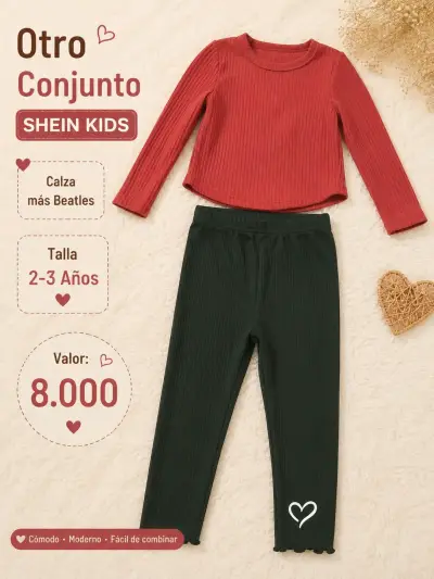 Conjunto de ropa para niños Shein Kids 2-3 años - miniatura 5