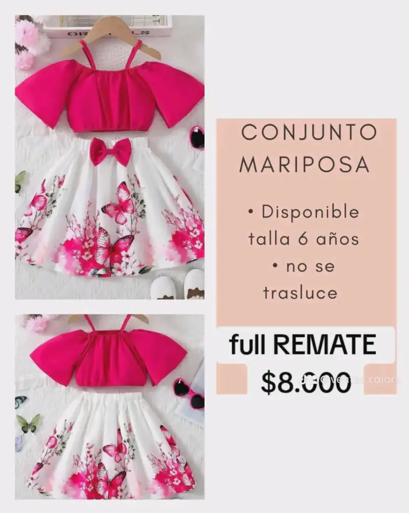 Conjunto de ropa infantil Shein Kids niña - 3