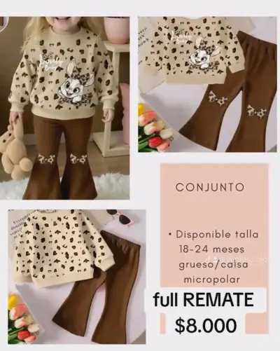 Conjunto infantil micropolar 18-24 meses - miniatura 1