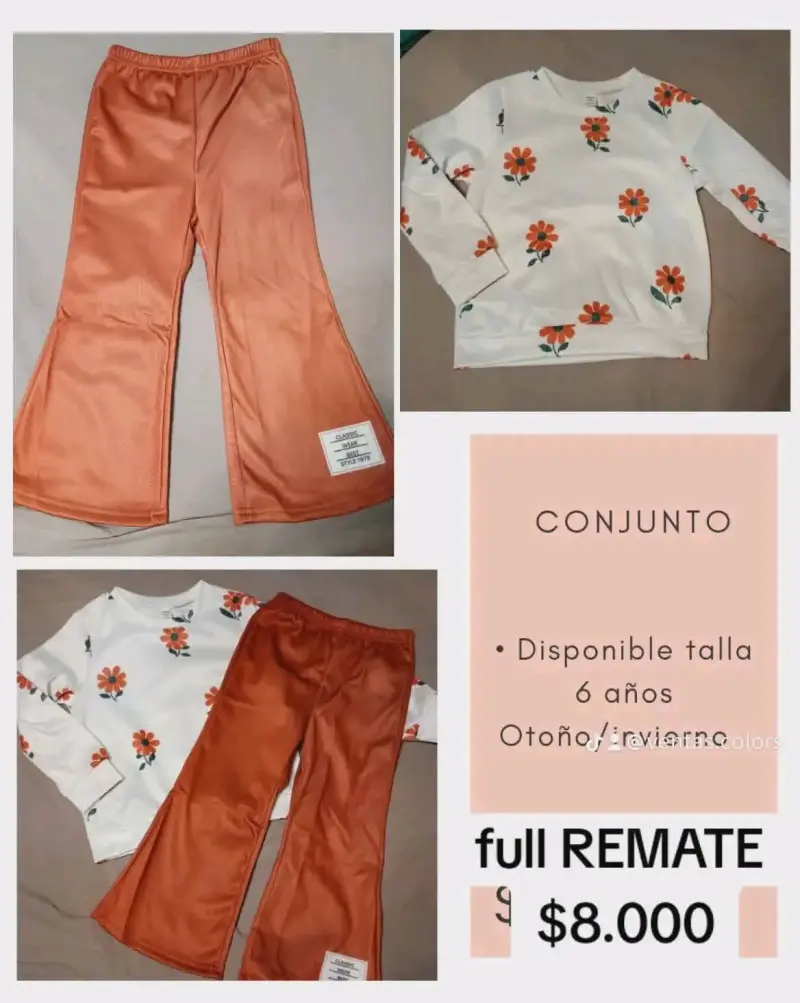 Conjunto Infantil K-Pop Guerreras Talla 6 Años - 6