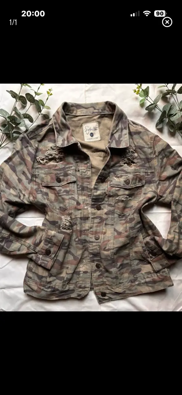 Chaqueta estilo militar talla M