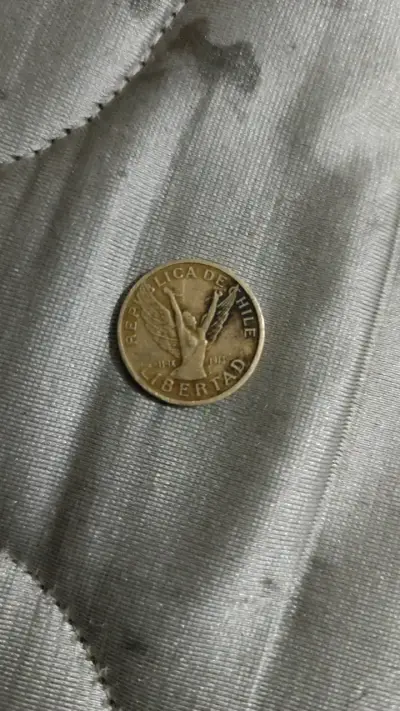Moneda antigua de Chile Libertad - miniatura 3