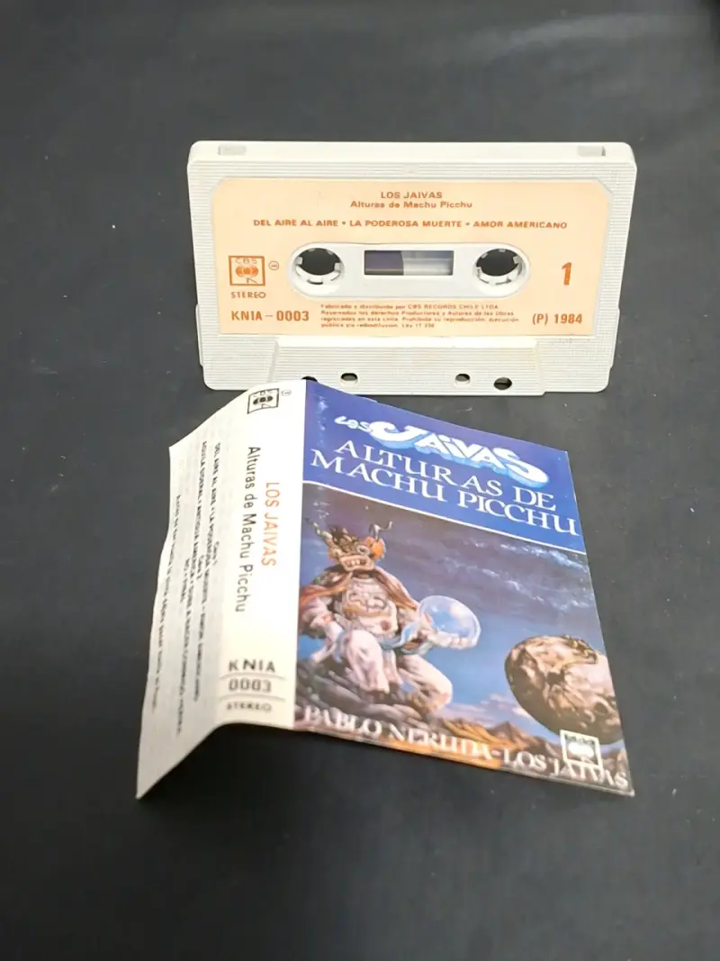 Cassette Los Jaivas Alturas de Machu Picchu 1984 - 2