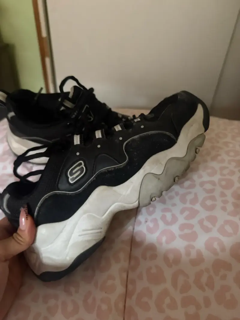 Zapatillas deportivas negras Skechers para mujer