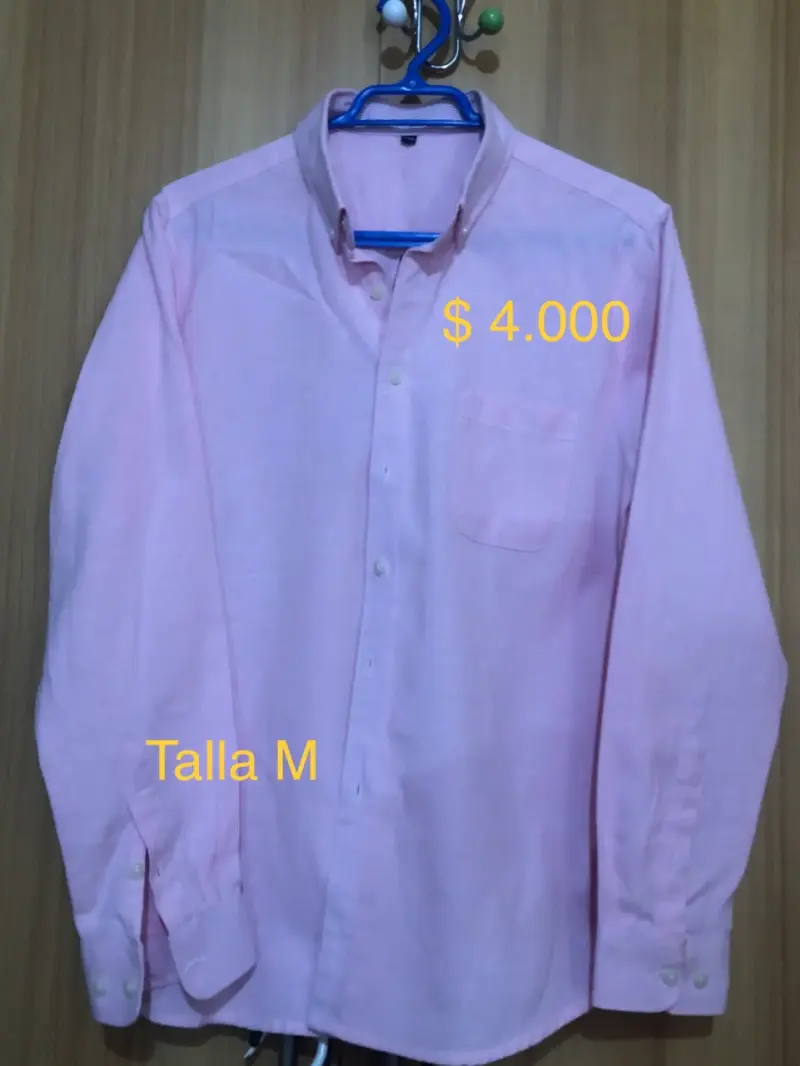 Camisa a cuadros para hombre talla M - 4