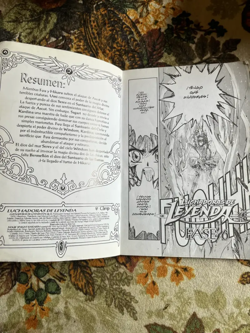 Manga Luchadoras de Leyenda Volumen 6 de CLAMP - 3
