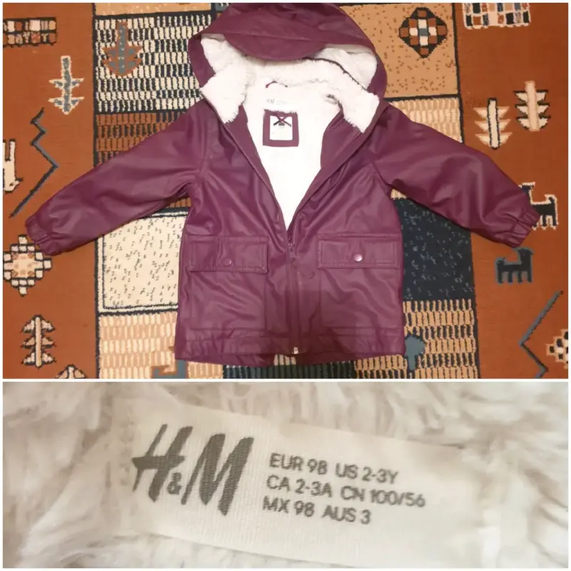 Chaqueta de invierno niños H&M Talla 2-3A