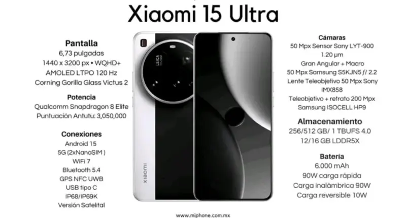 Xiaomi 15 Ultra con cámara Leica y kit fotografico - 3