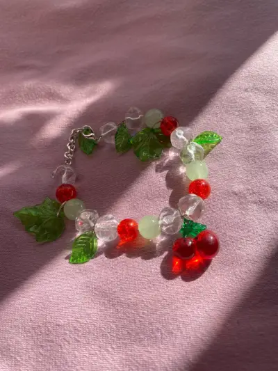 Pulsera de cuentas coloridas - miniatura 1