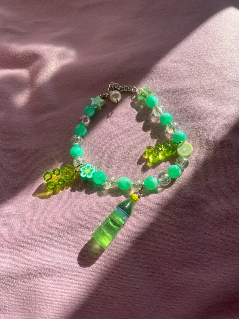 Pulsera de cuentas coloridas - 4