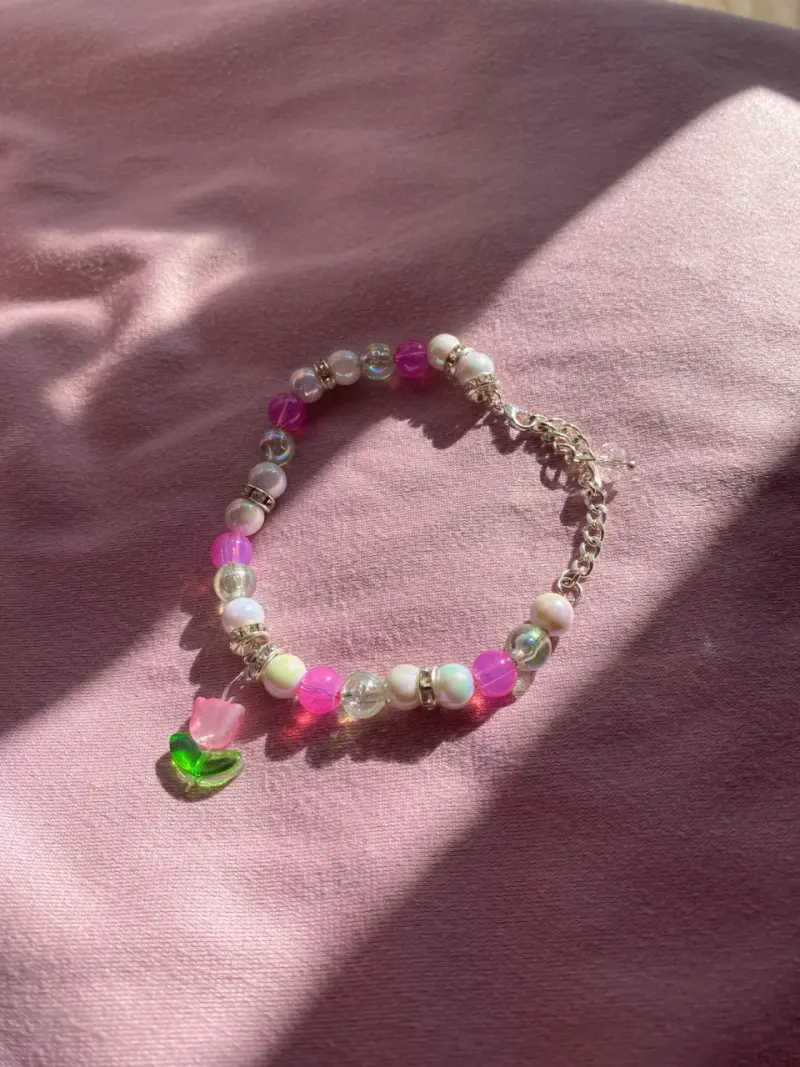 Pulsera de cuentas coloridas - 5