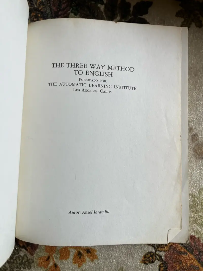 Diccionario Inglés-Español Método Three Way - 2