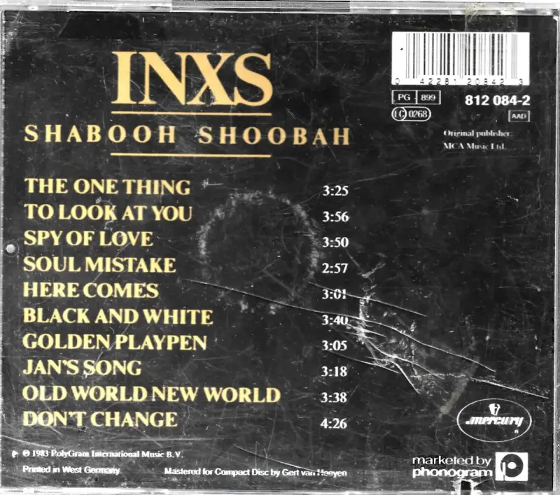 INXS - Shabooh Shoobah (CD) - 2