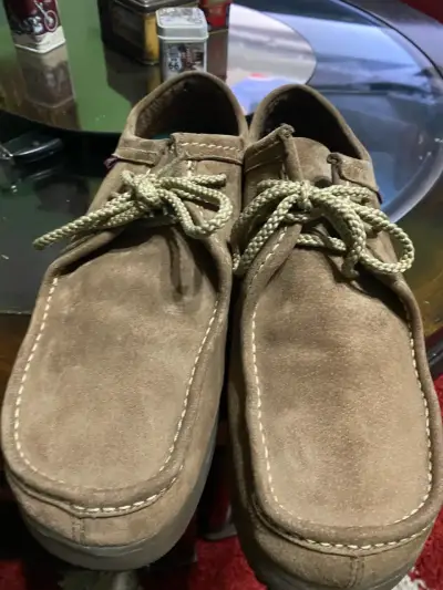 Zapatos de gamuza marrón Hush Puppies - miniatura 5