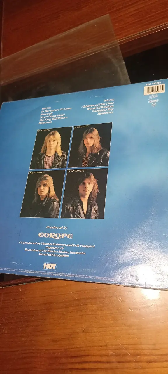 Vinilo de música de Europe con portada icónica - 3