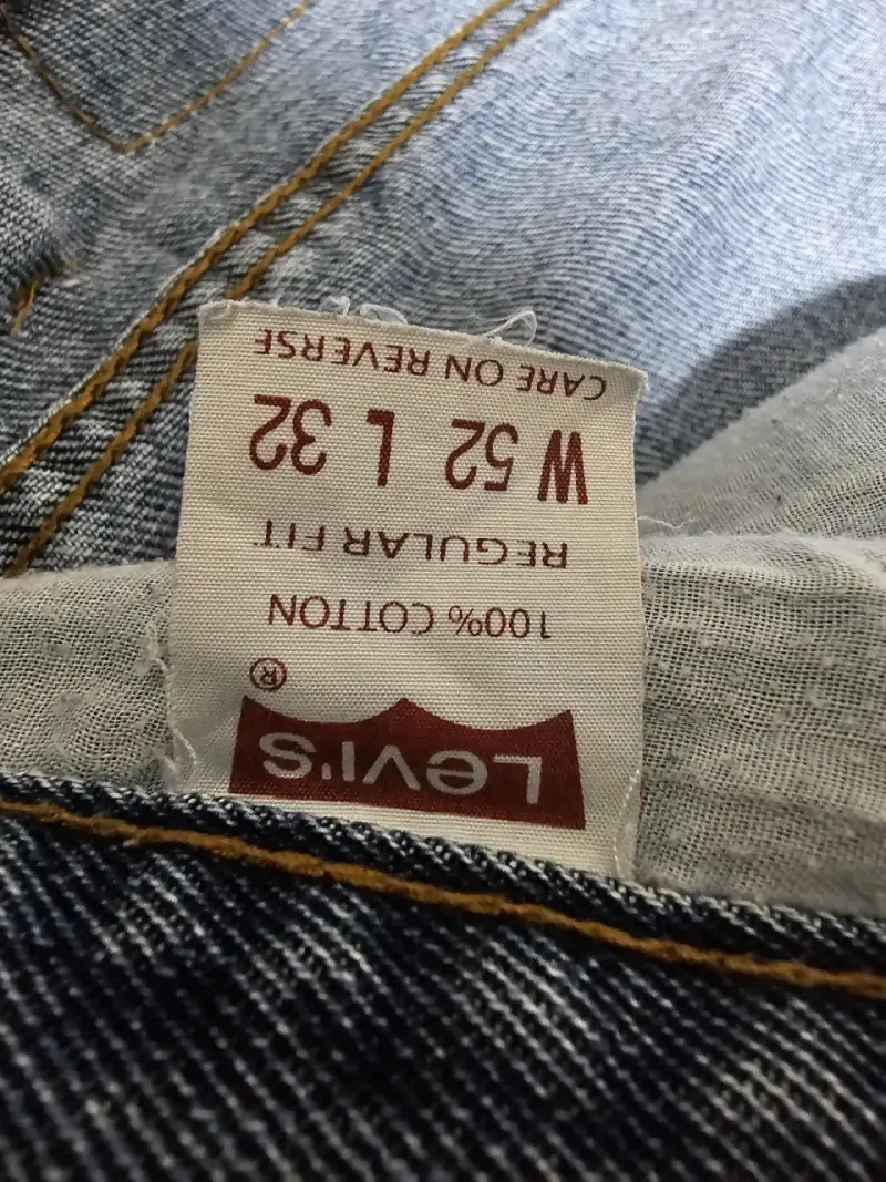 Jeans Levi's 505 Regular Fit Azul Talla 32 - 4