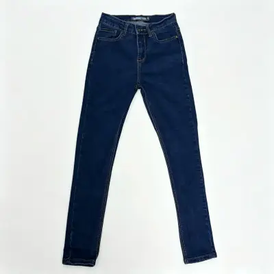 Jeans ajustados azul oscuro Index para mujer - miniatura 2