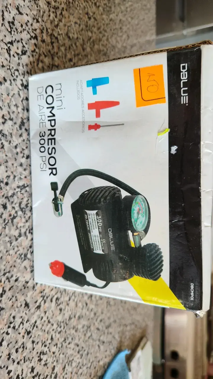 Mini compresor de aire 300 PSI Dblue - 1