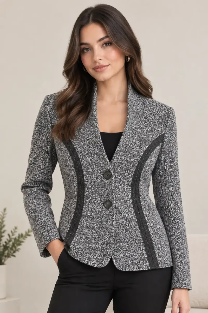 Blazer mujer gris MOR talla 40 - 1