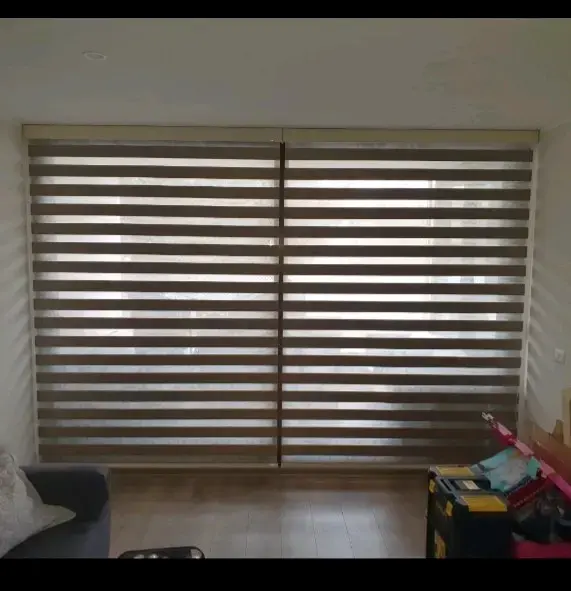 Cortina Duo Blackout Beige para Ventanas - 2