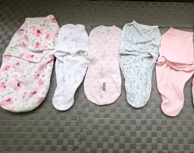 Lote Swaddle saco de dormir algodón de 0 a 3 meses - miniatura 1