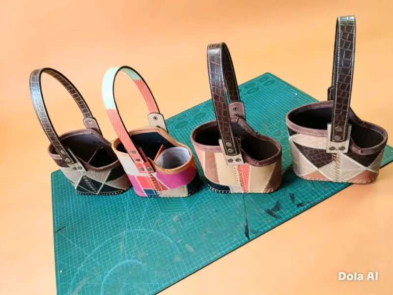 Bolso Matero de Cuero para Termo y Mate - 2