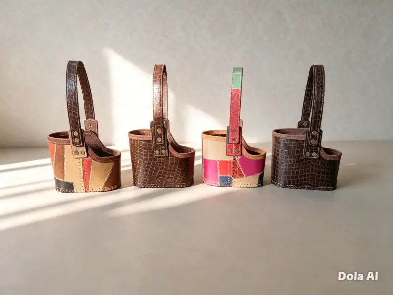 Bolso Matero de Cuero para Termo y Mate - 4