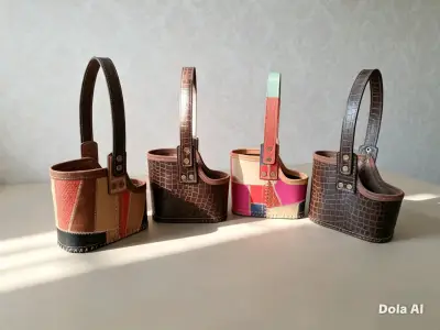 Bolso Matero de Cuero para Termo y Mate - miniatura 5
