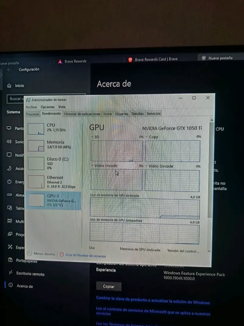 PC de Escritorio con Intel i5 y GTX 1050 Ti - 4