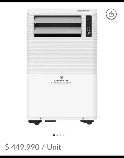 Aire acondicionado portátil 4 en 1 Ursus Trotter 12.000 BTU - miniatura 2