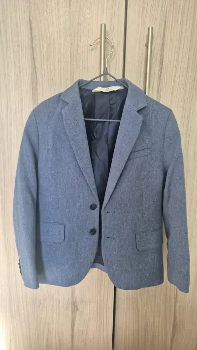 Blazer Infantil Azul H&M Talla 6 - miniatura 1