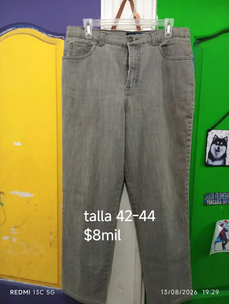 Jeans Opposite Talla 38 Azul Oscuro - 2