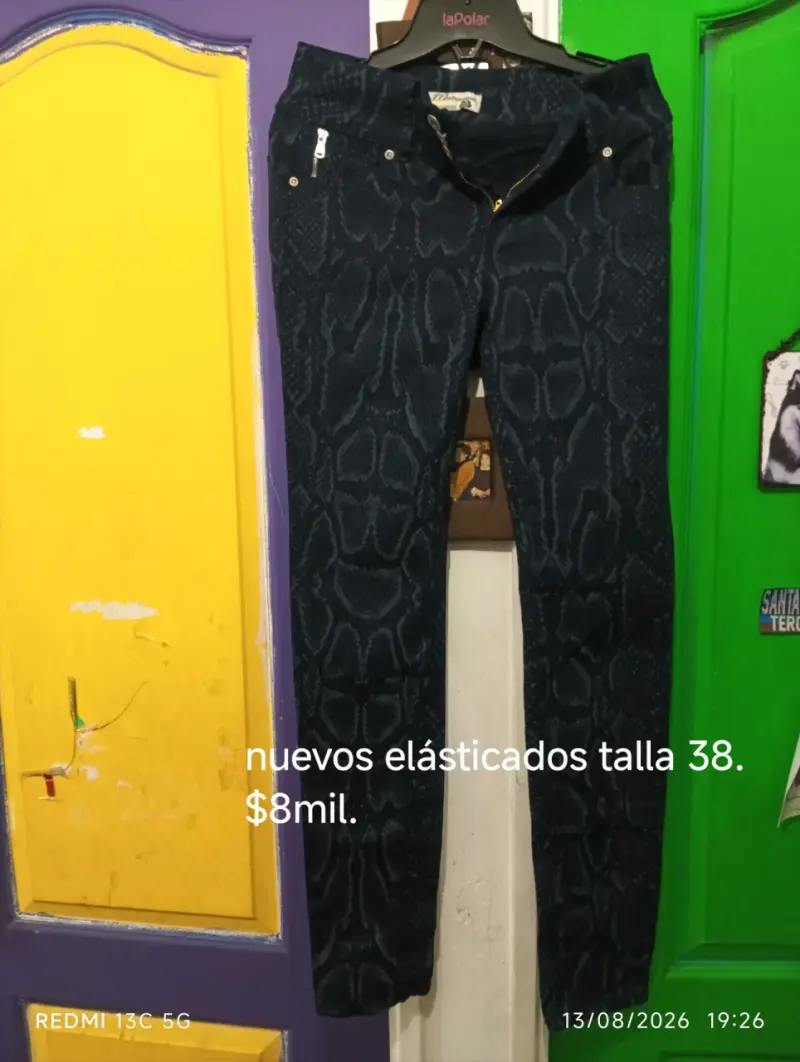 Jeans Opposite Talla 38 Azul Oscuro - 4