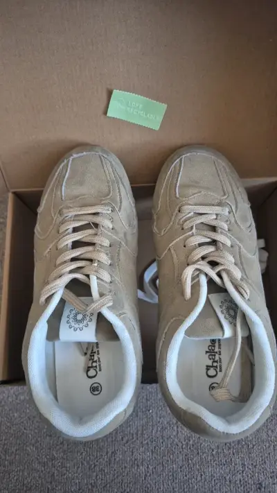 Zapatillas deportivas beige - miniatura 2