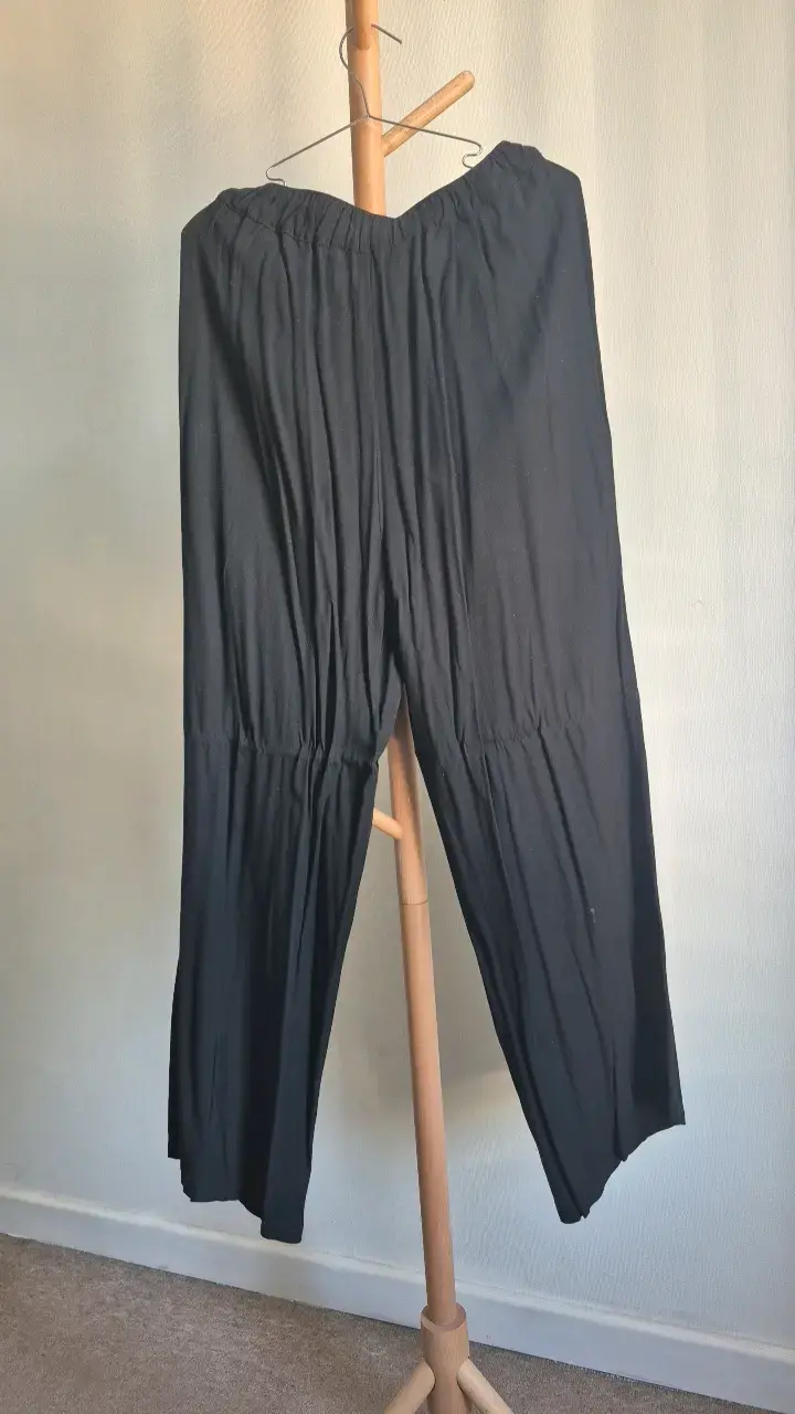 Pantalones negros de mujer Fashion Party - 2